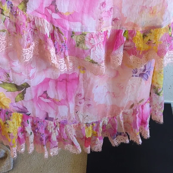 ๐โจ NWT Rococo sand tiered Leona maxi dress size M - Picture 4 of 12